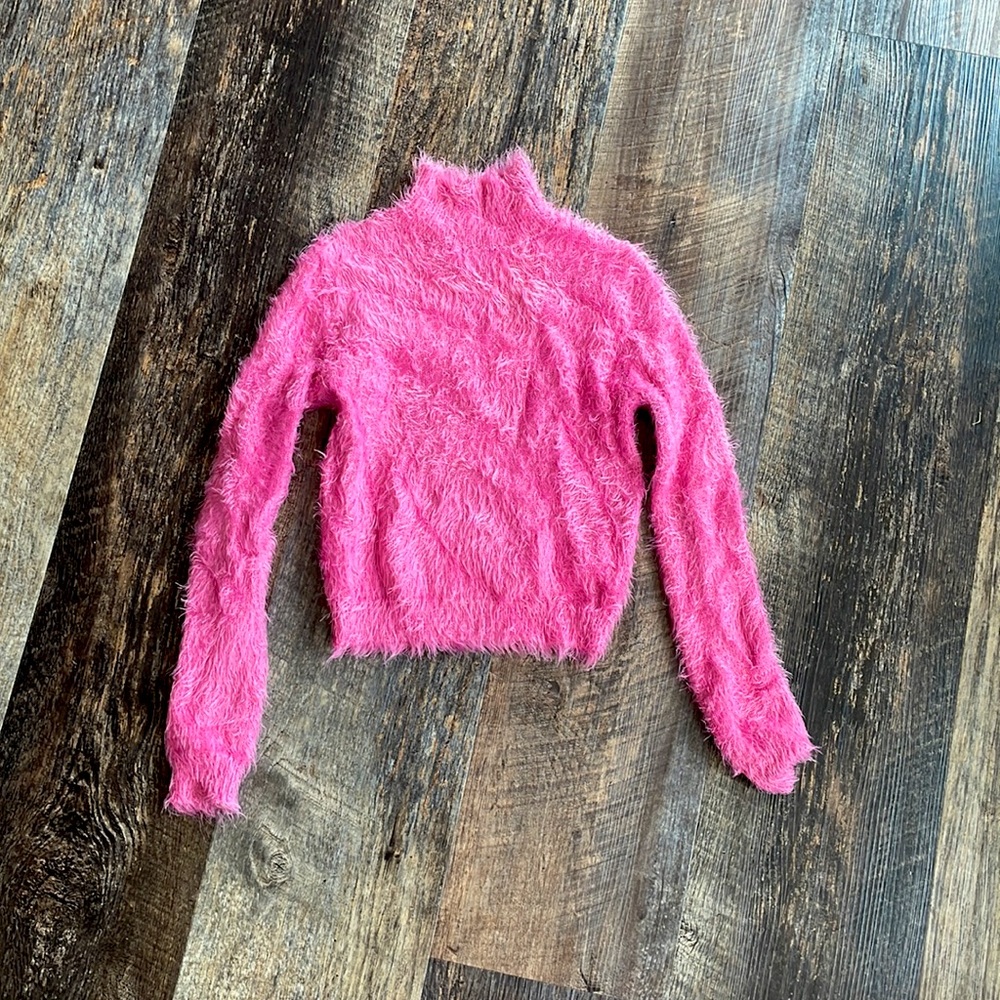 Pink Fuzzy Sweater